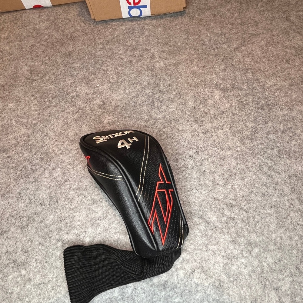 Srixon ZX 4H Hybrid Headcover Black Red Golf‎ Club Cover OEM Replacement
